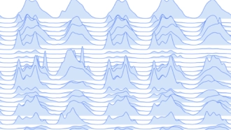 Temporal data visualization of urban movement patterns over time